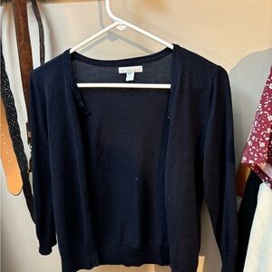 New York & Company Dark Blue Cardigan